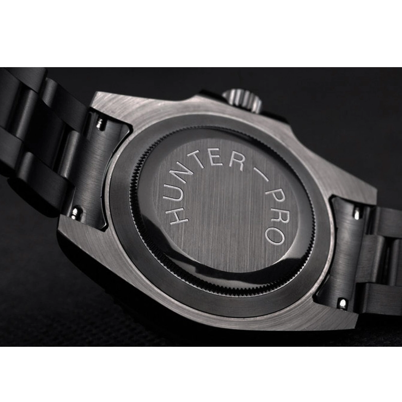 Aaa replica watch Steel Swiss Black Dial Strap Black Pro-Hunter Submariner Rolex 0629